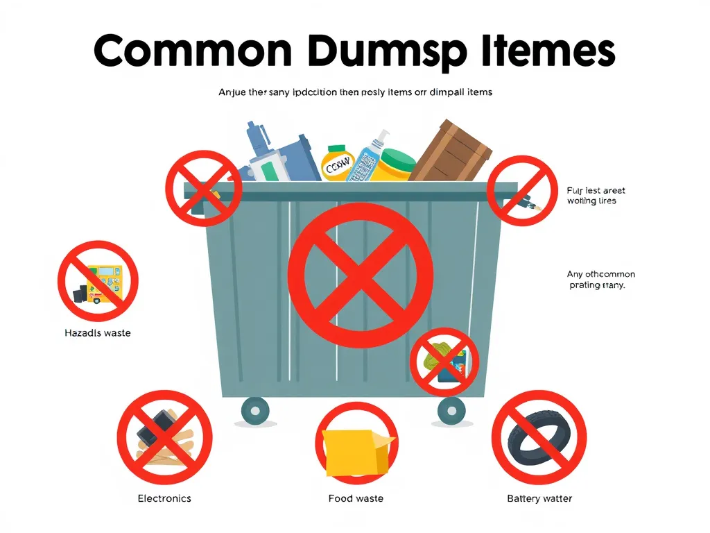 What Are the Prohibited Dumpster Items? A Complete Guide